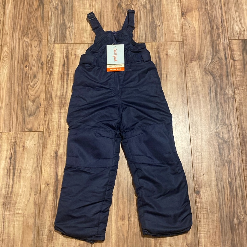 Navy Snow Bibs